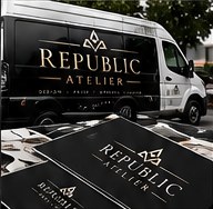 Branded vehicle and print concept